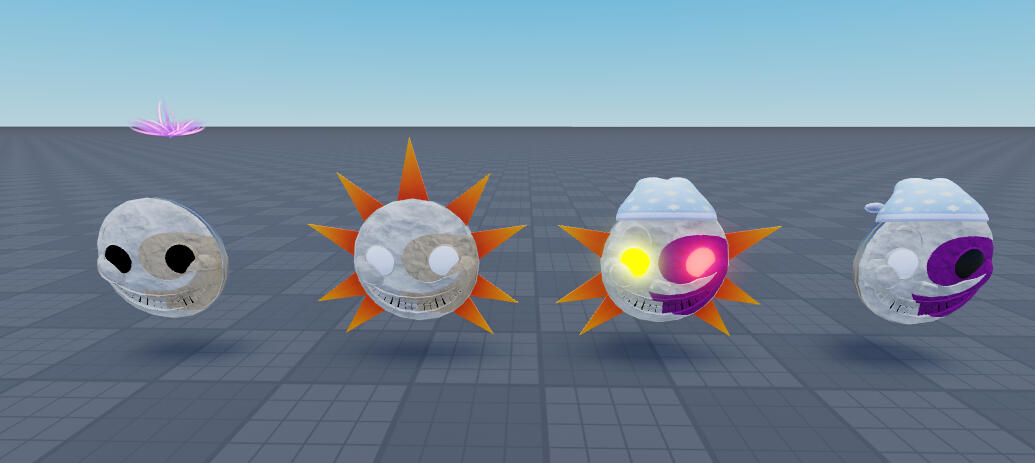 Moon from FNAF Head models